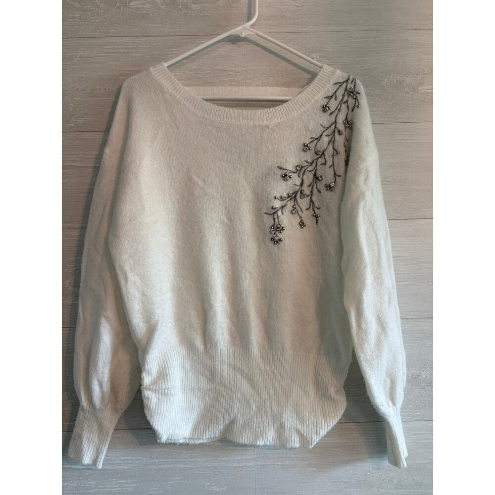 Democracy Women’s Embroidered Sweater - size Small